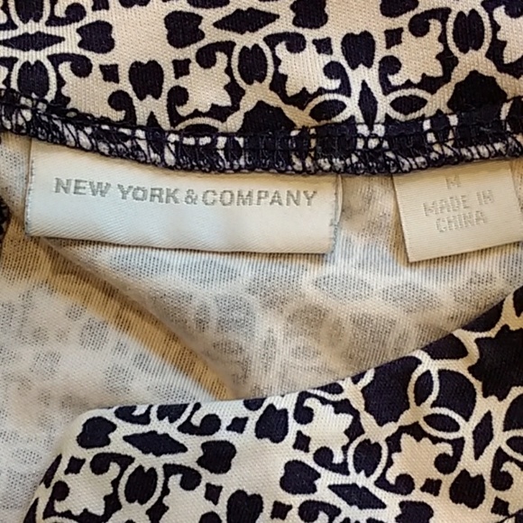 New York & Company blue and white romper Medium - Picture 2 of 5